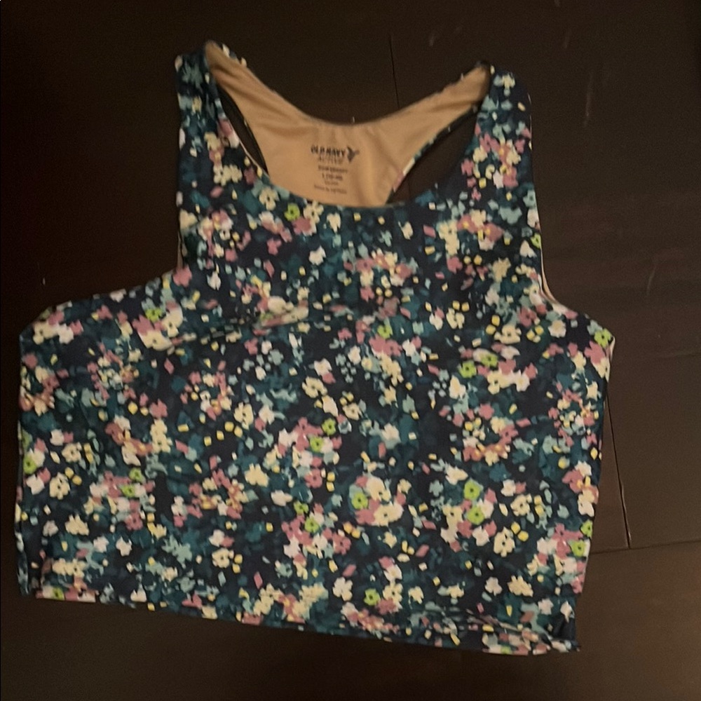 Old Navy Active Floral Tank Top